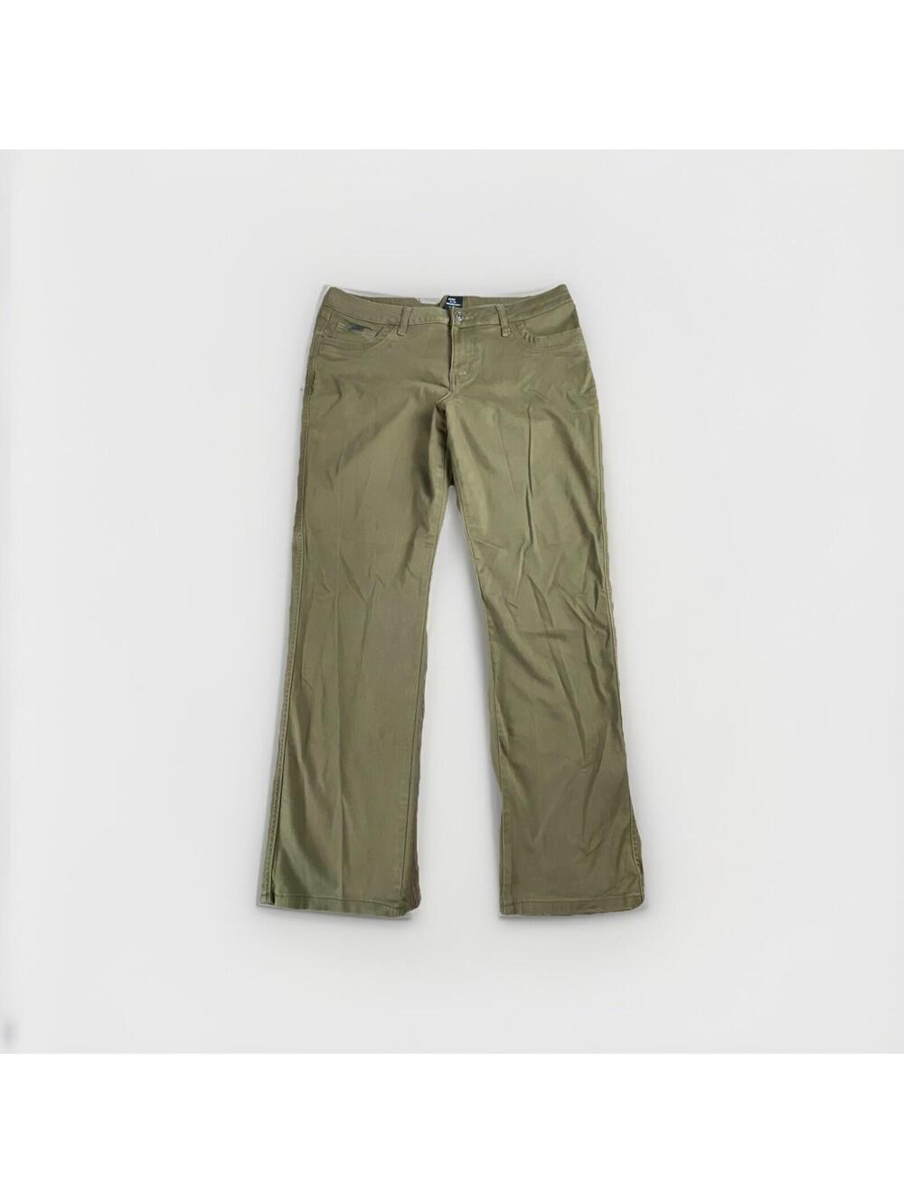 KUHL Kontour Straight Pants Women's 14 Short Green Stretch Hiking Style 6374
